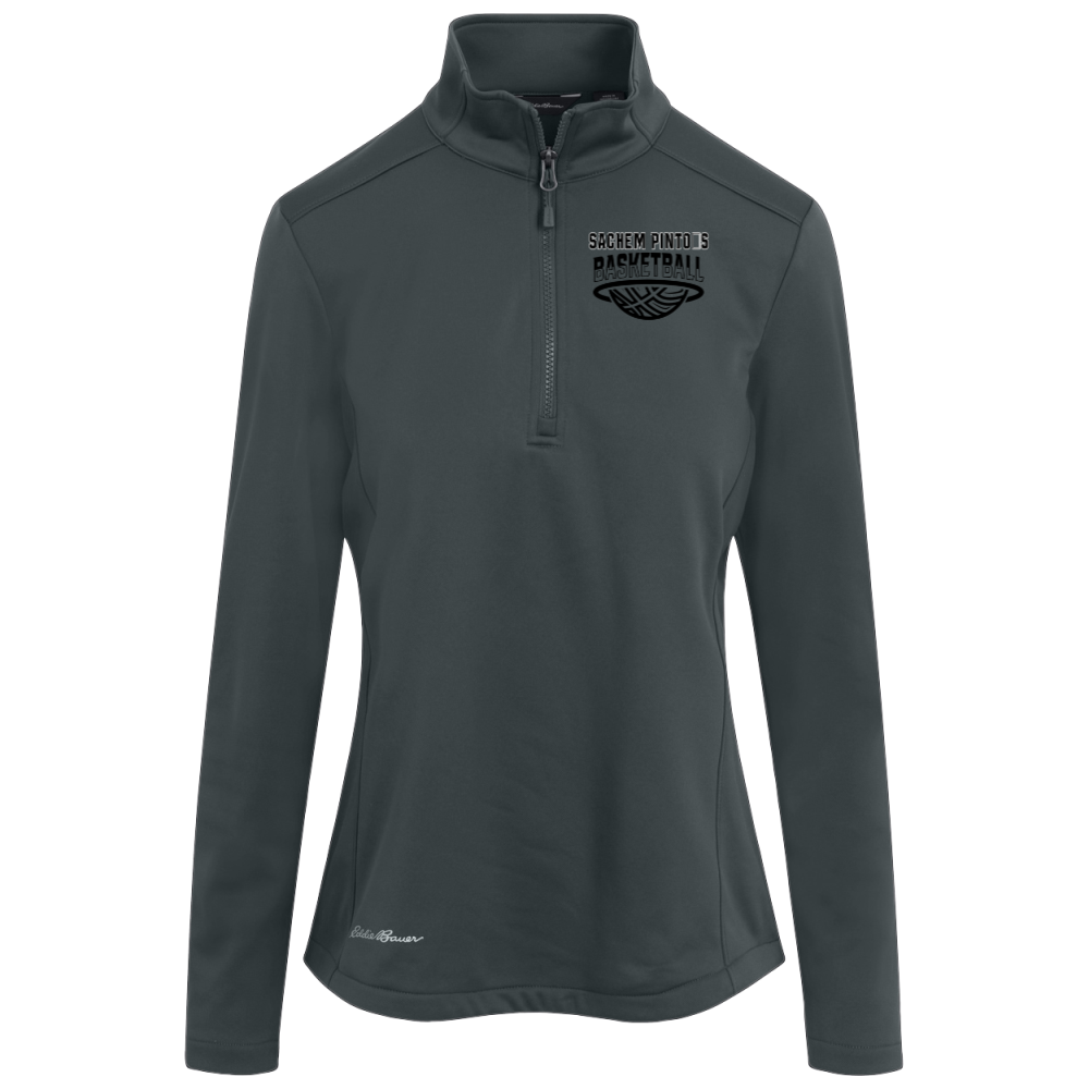Sachem Pinto's Eddie Bauer Womens Smooth Mid Layer Fleece 1/2-Zip - EB2370 Product Details