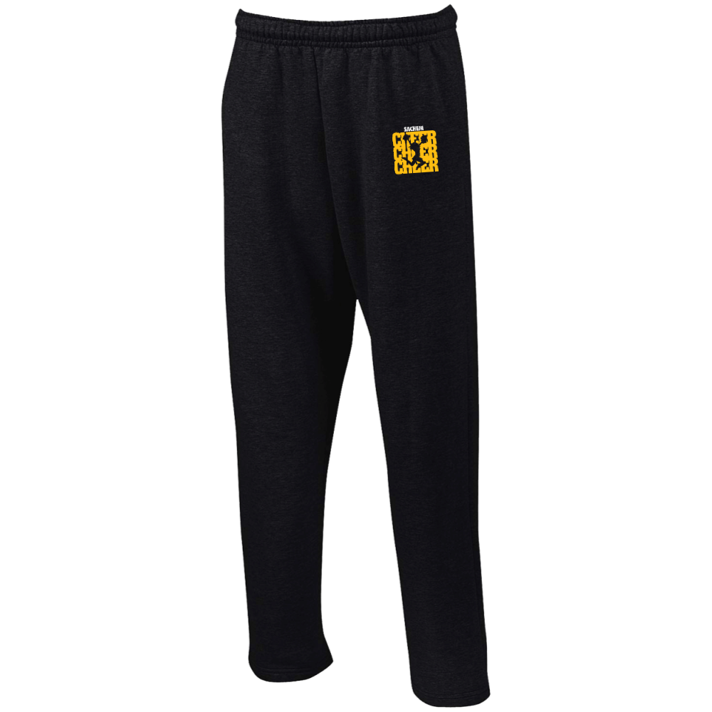 Sachem High School North Campus Arrows Jerzees Mens Open Bottom Sweatpants - 974MP