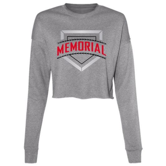 Memorial Middle School Little Sachems Bella+Canvas Womens Cropped Crew - B7503