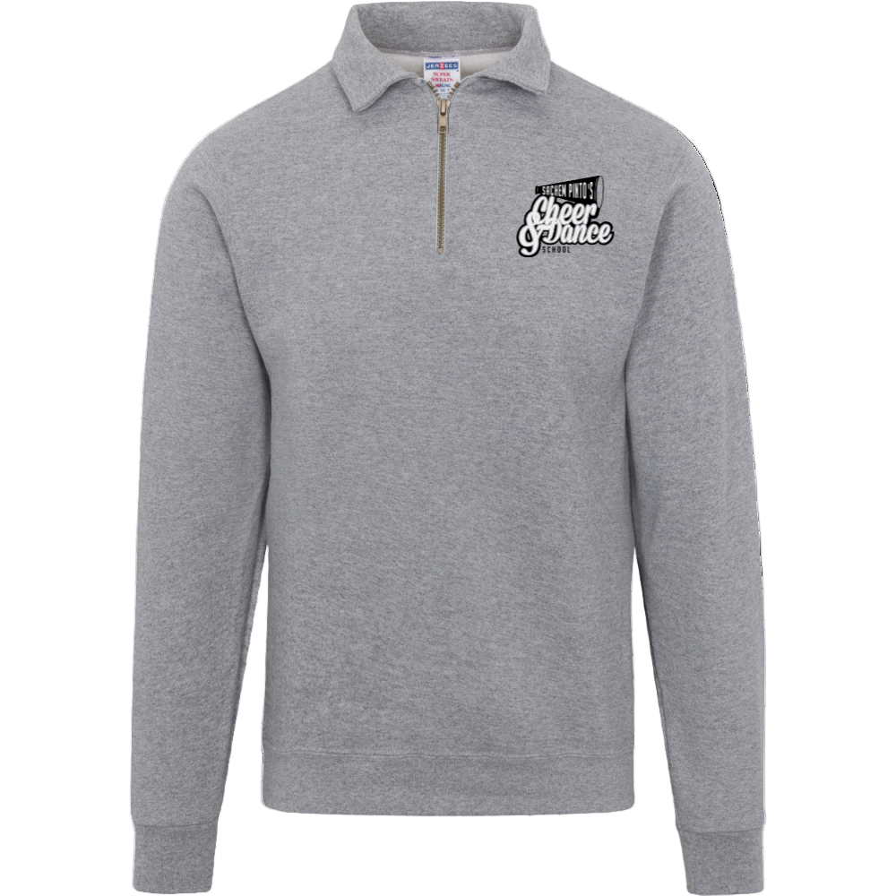 Sachem Pinto's Jerzees Mens Fleece Quarter Zip Pullover - 4528